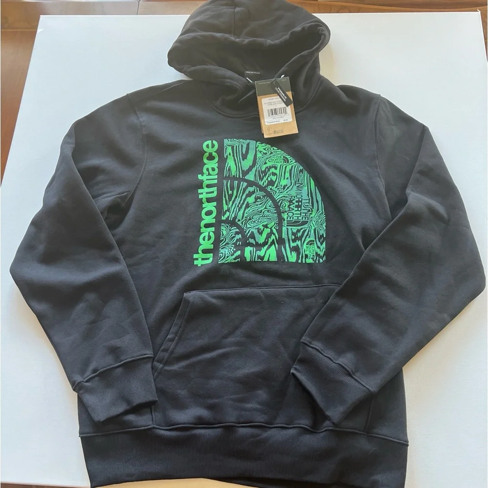 Men's NWT North Face Pullover Hoodie Size Large Color Black $60 🔥 (N) - Picture 1 of 5